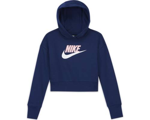 Sweat Nike Sportswear Crop Bleu Fille