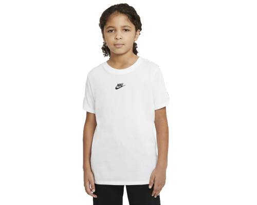 T-shirt Nike Sportswear Repeat Blanc Enfant