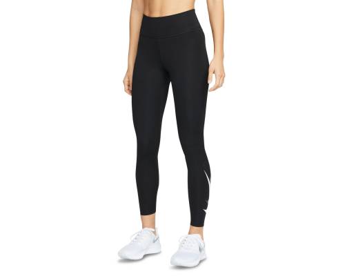 Collants Nike Dri-fit Swoosh Run 7/8 Noir Femme