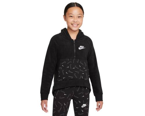 Veste Nike Sportswear Club Aop Noir Fille