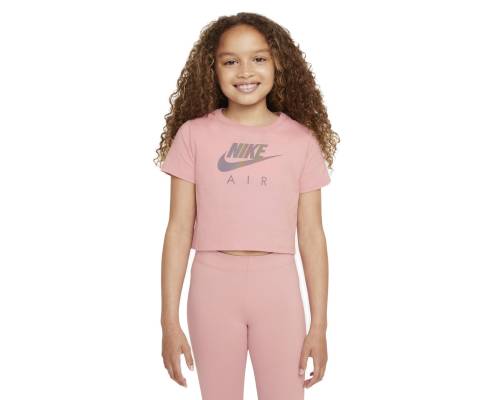 T-shirt Nike Sportswear Crop Air Rose Fille