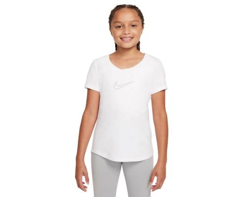 T-shirt Nike Sportswear Strass Blanc Fille