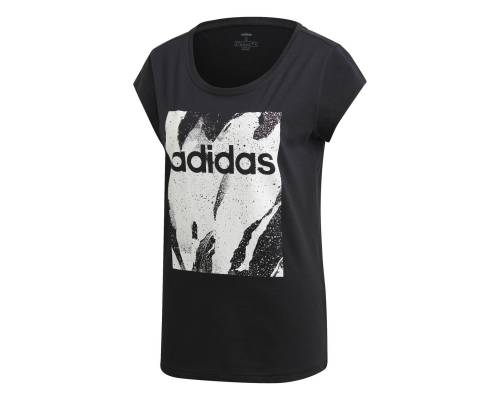 T-shirt Adidas Essentials Printed Noir