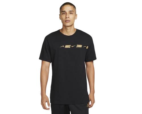 T-shirt Nike Sportswear Repeat Noir / Or