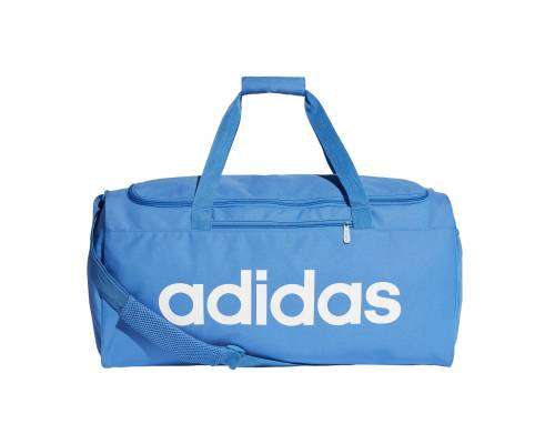 Sac De Sport Adidas Linear Core Format Moyen Bleu / Blanc
