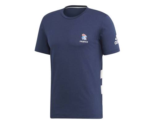 T-shirt Adidas Federation Francaise De Handball Bleu
