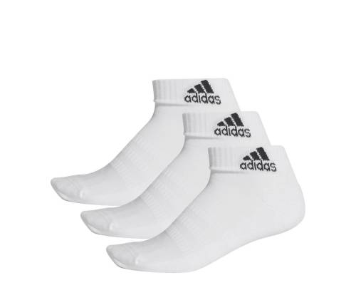 Chaussettes Adidas Cushion Ankle 3 Paires Blanc