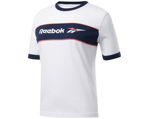 T-shirt Reebok Classics Linear Blanc Femme