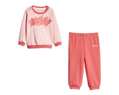 Survêtement Adidas Linear French Terry Rose Bebe