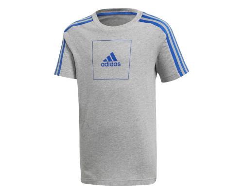 T-shirt Adidas Athletics Club Gris / Bleu Enfant