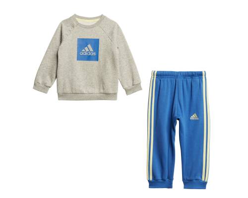 Survêtement Adidas 3-stripes Gris / Bleu Bebe