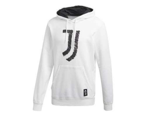 Sweat à Capuche Adidas Juventus Dna Graphic Blanc