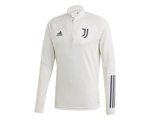 Training Top Adidas Juventus Turin 2020-21 Gris Clair / Bleu