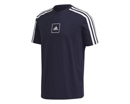 T-shirt Adidas 3-stripes Tape Bleu Marine