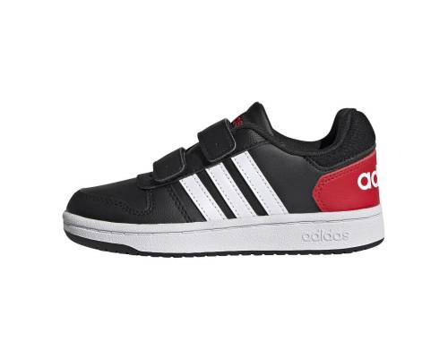 Adidas Hoops Noir / Rouge Enfant