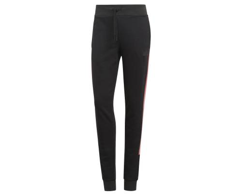 Pantalon Adidas Essentials Logo Colorblock Noir / Rose Femme