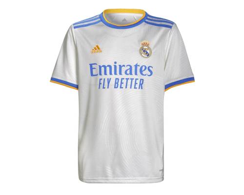 Maillot Adidas Real Madrid Domicile 2021-22 Blanc Enfant