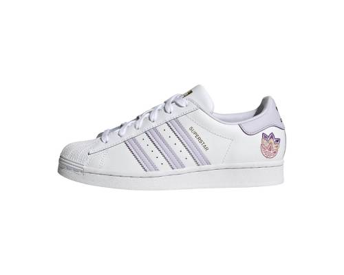 Adidas Superstar Blanc / Violet Femme