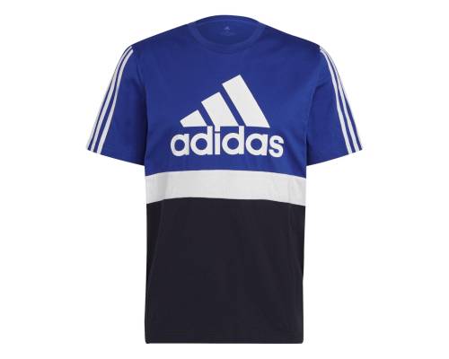 T-shirt Adidas Colorblock Bleu