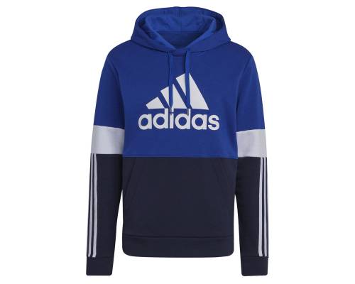 Sweat Adidas Essentials Fleece Colorblock Bleu