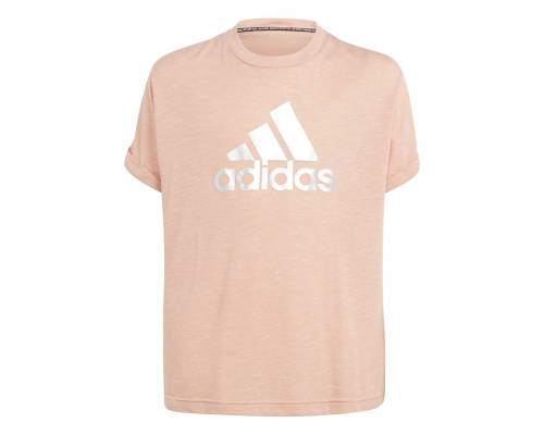 T-shirt Adidas Badge Of Sport Rose Fille