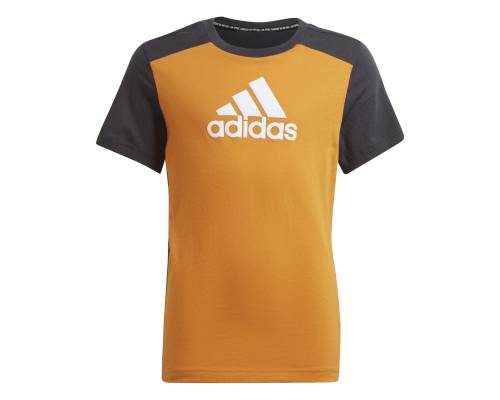 T-shirt Adidas Logo Orange / Noir Enfant