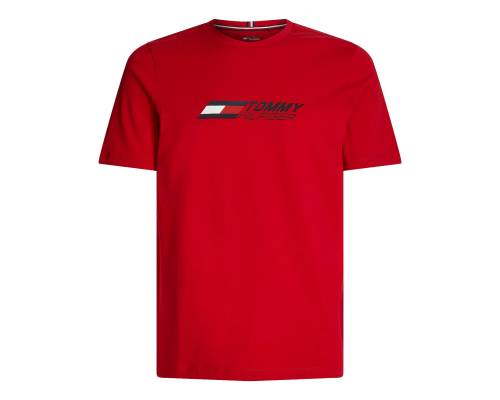 T-shirt Tommy Hilfiger Logo Rouge