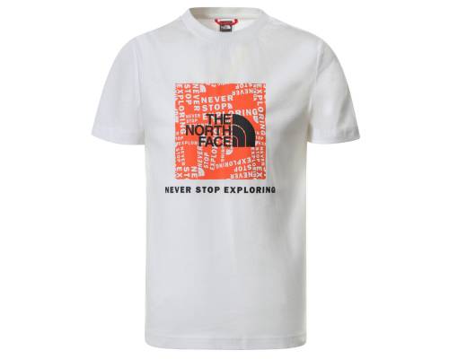 T-shirt The North Face Tshr Box Jr (white) Enfant