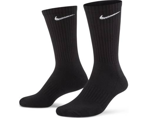 Chaussettes Nike Everyday Cushioned 3 Paires Noir