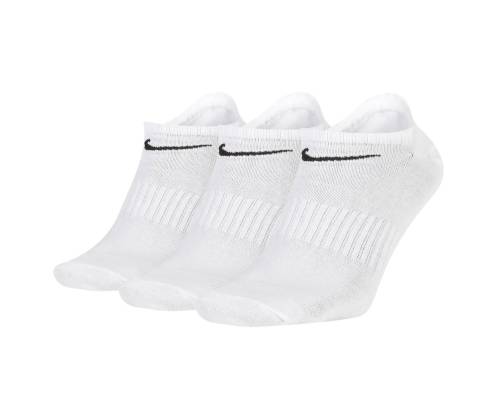 Chaussettes Nike Everyday Lightweight Noshow 3 Paires Blanc