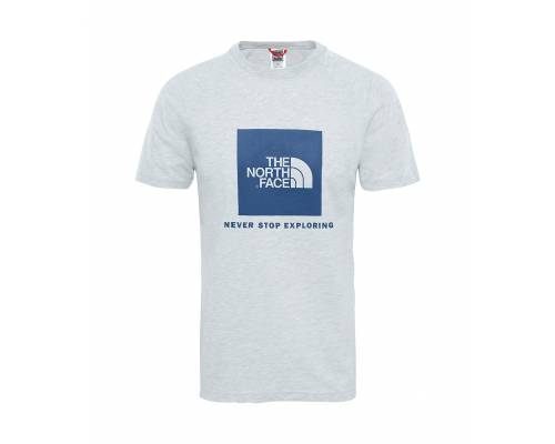 T-shirt The North Face Raglan Red Box Gris / Bleu