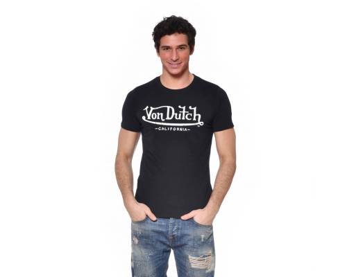 T-shirt Von Dutch Life Noir