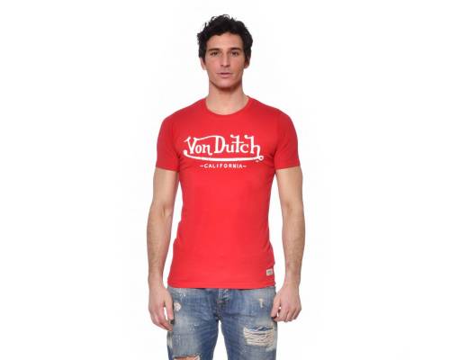 T-shirt Von Dutch Life Rouge