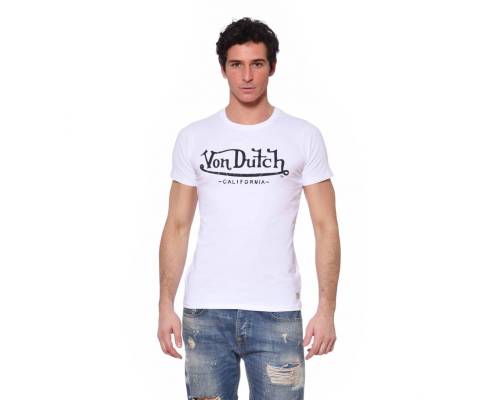 T-shirt Von Dutch Life Blanc
