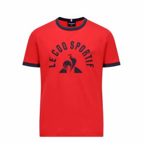 T-shirt Le Coq Sportif Bat Rouge Enfant