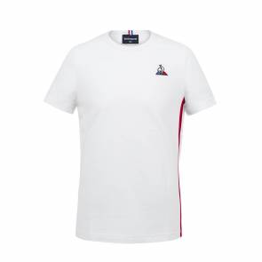 T-shirt Le Coq Sportif Tricolore Blanc Enfant
