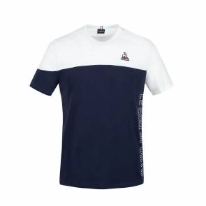 T-shirt Le Coq Sportif Saison Marine / Blanc