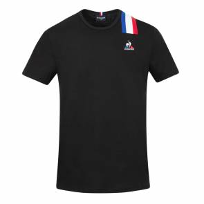 T-shirt Le Coq Sportif Tricolore Noir