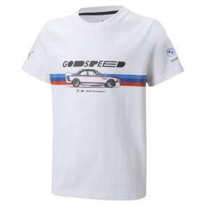 T-shirt Puma Bmw Motorsport Car Graphic Blanc Enfant