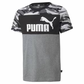 T-shirt Puma Essentials+ Camo Gris Enfant