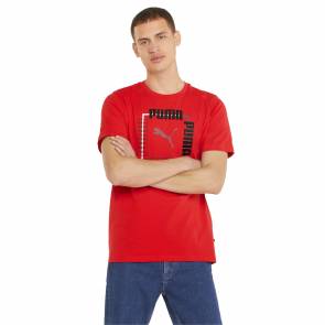 T-shirt Puma Box Rouge