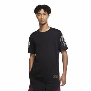 T-shirt Nike Jordan Psg Logo Noir