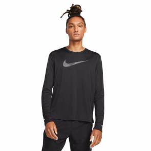 T-shirt Nike Dri-fit Uv Run Division Miler Noir