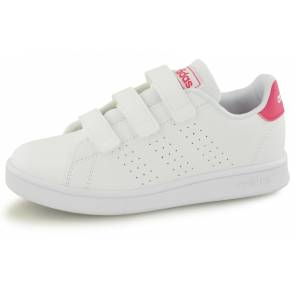 Adidas Advantage Clean Blanc / Rose Junior