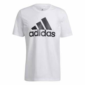 T-shirt Adidas Essentials Big Logo Blanc