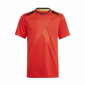 T-shirt Adidas Aeroready X Football-inspired Rouge Enfant