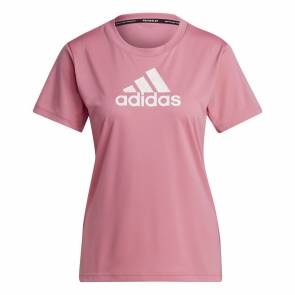 T-shirt Adidas Logo Sport Rose Femme